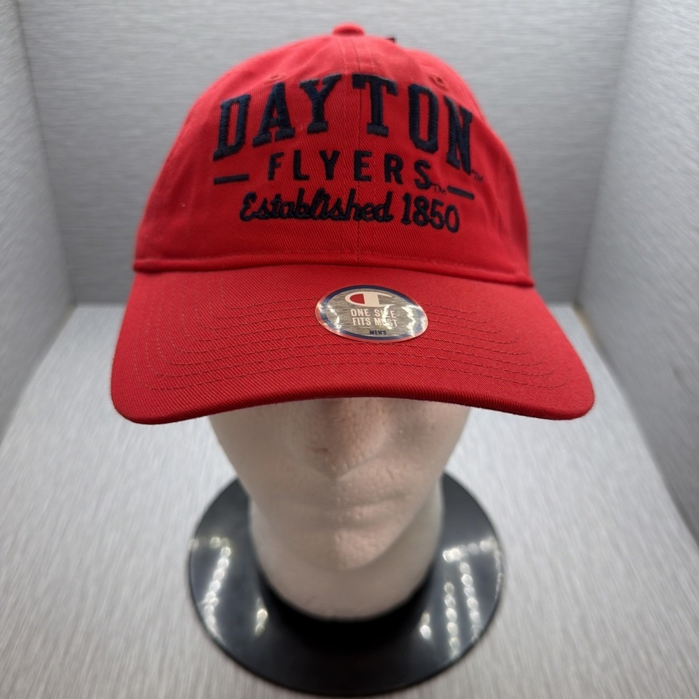 Champion Dayton Flyers Red Embroidered Adjustable Hat Cap Concept